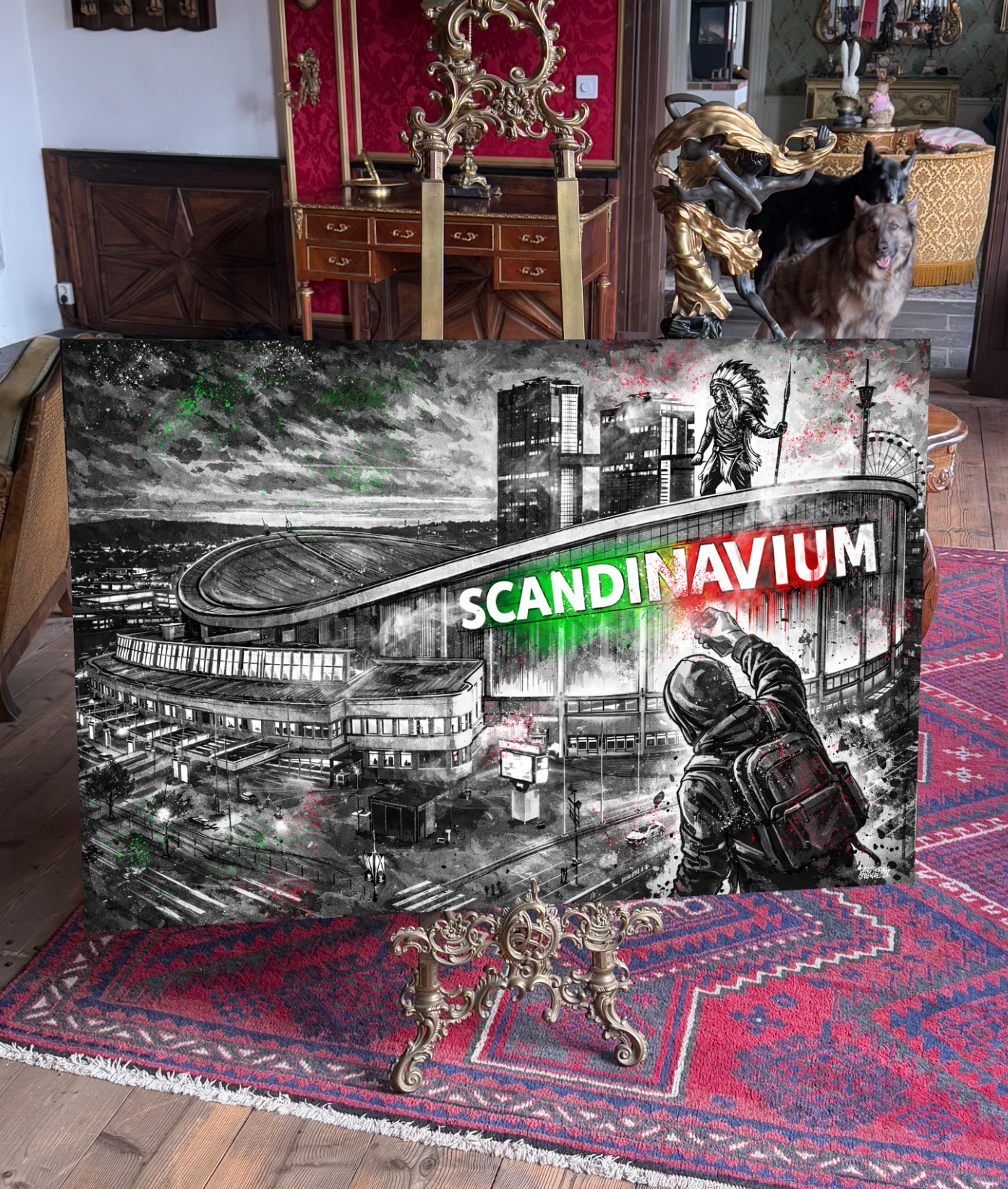 Scandinavium canvastavla 80x120cm