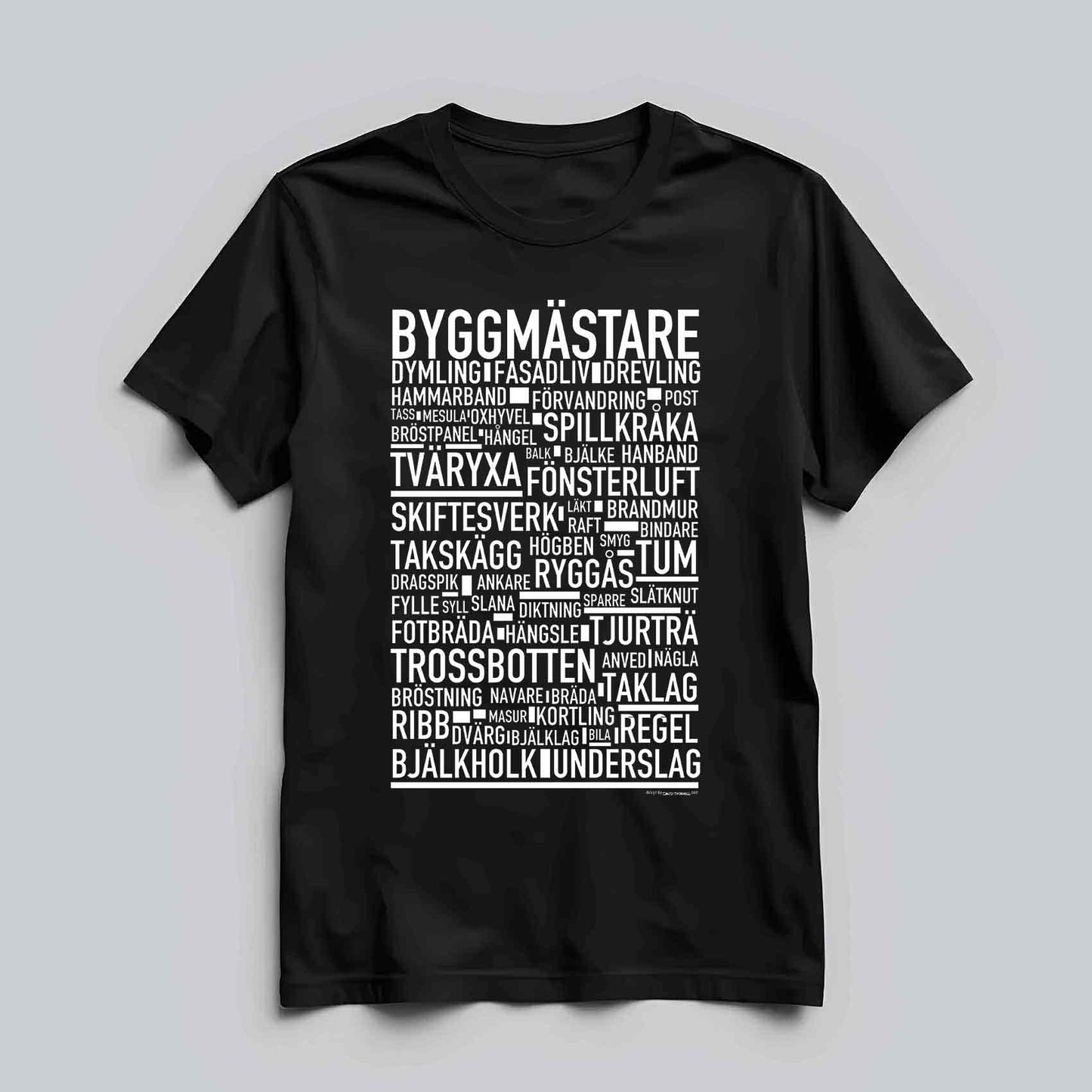 Byggmästare Text T-shirt