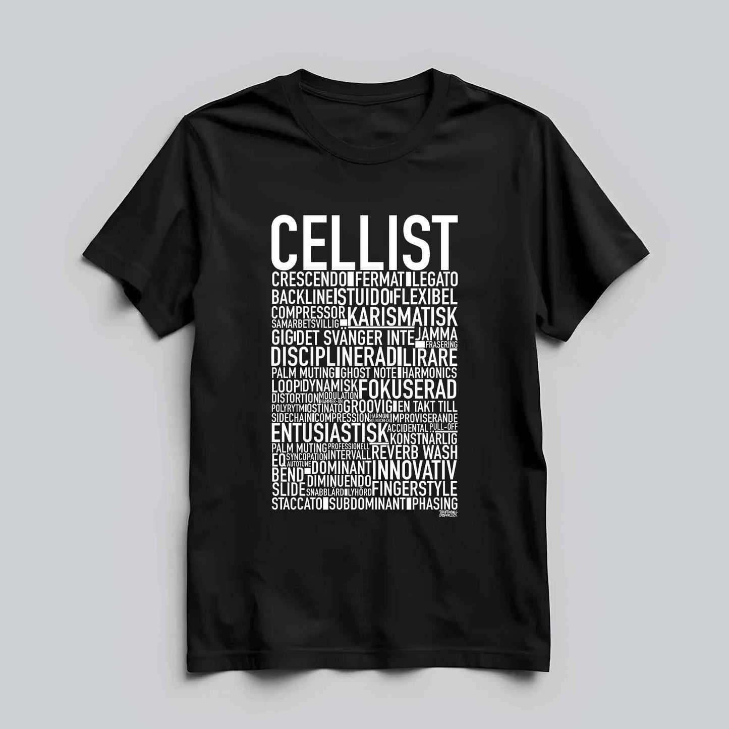Cellist Text T-shirt
