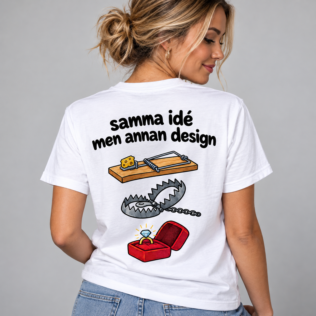 Samma Idé Annan Design T-shirt