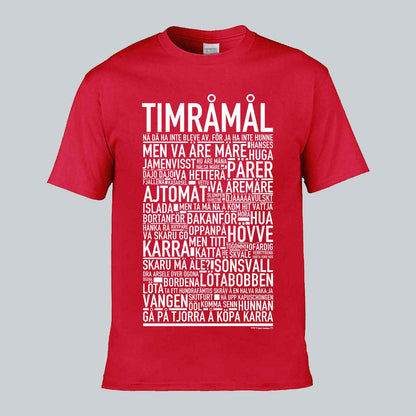 Timråmål Dialekt Text T-shirt