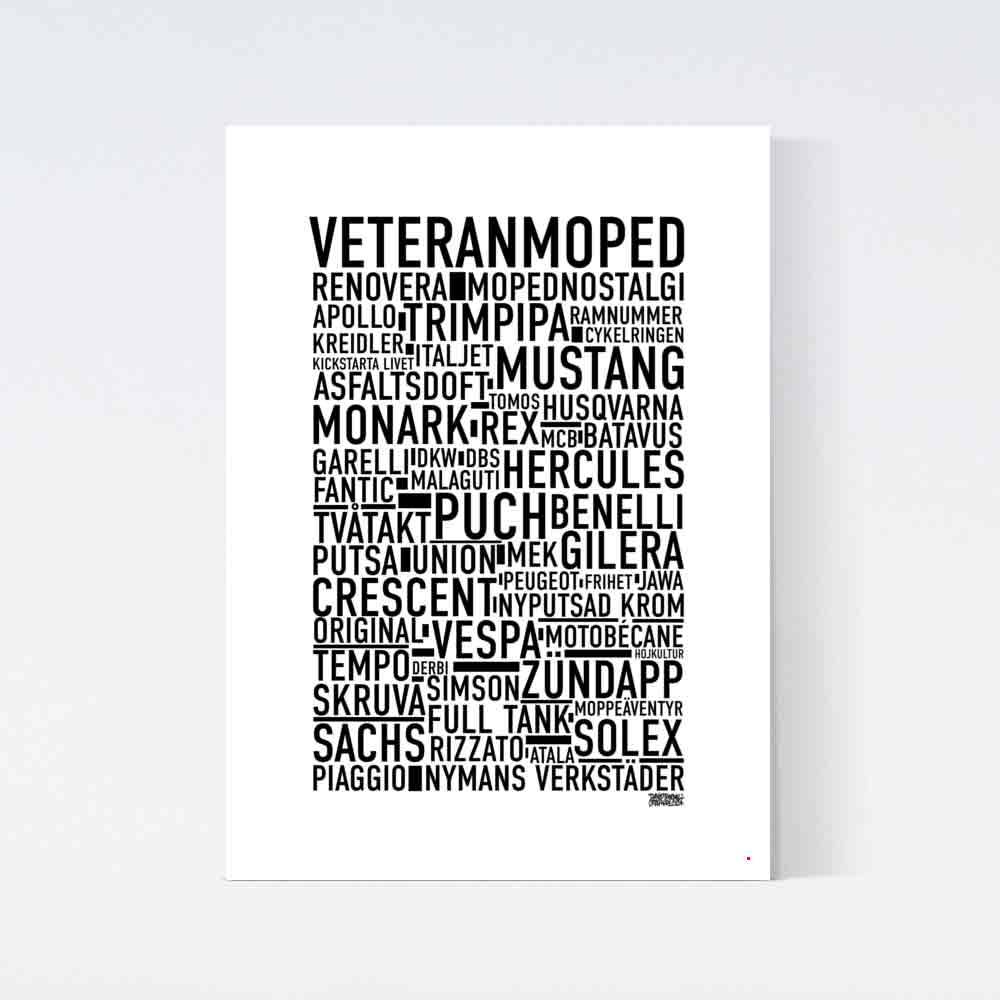 Veteranmoped Text Poster