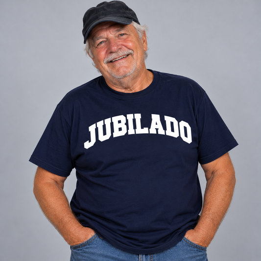 Jubilado College Text T-shirt
