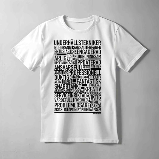 Underhållstekniker Text T-shirt