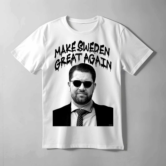 Make Sweden Great Again Text T-shirt