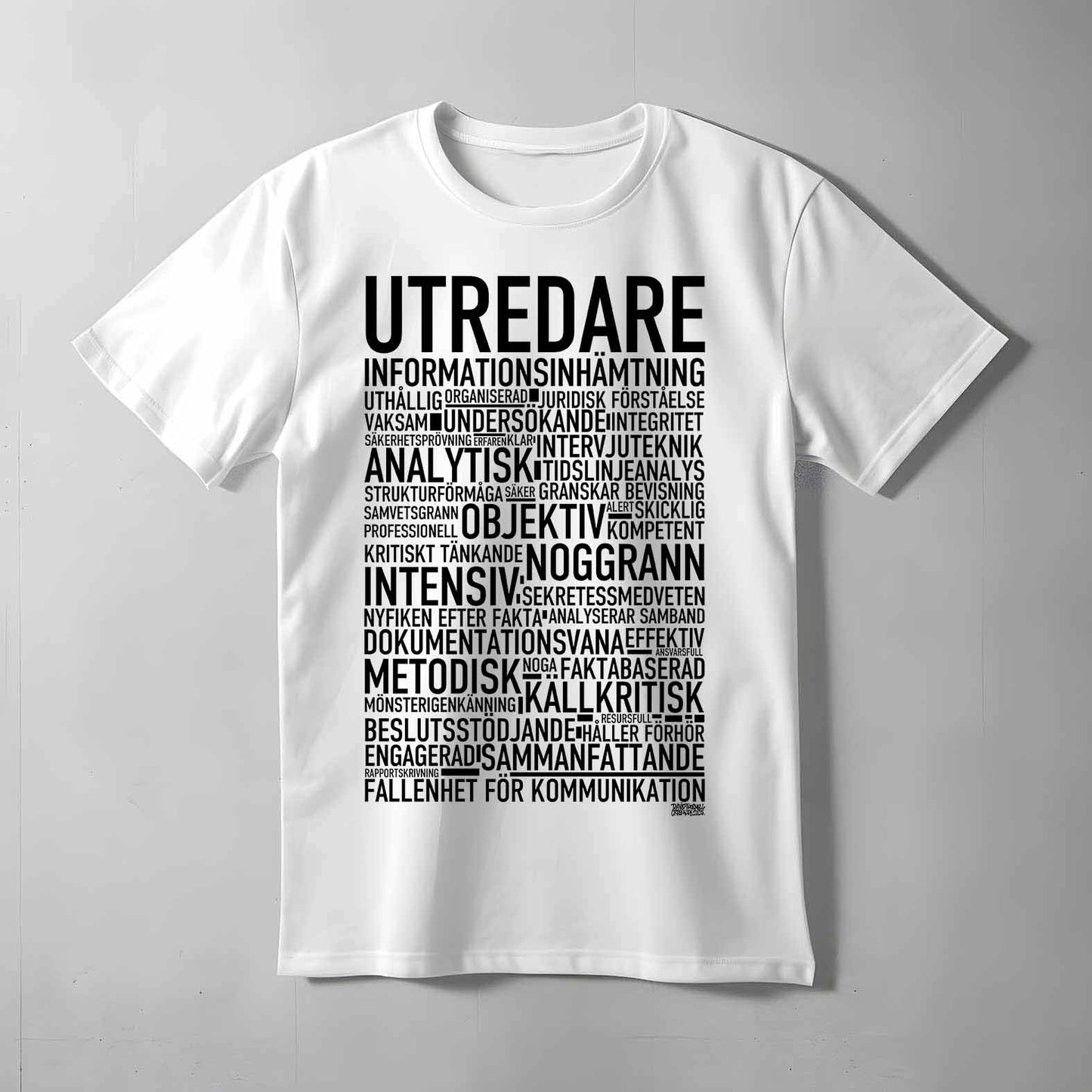 Utredare Text T-shirt