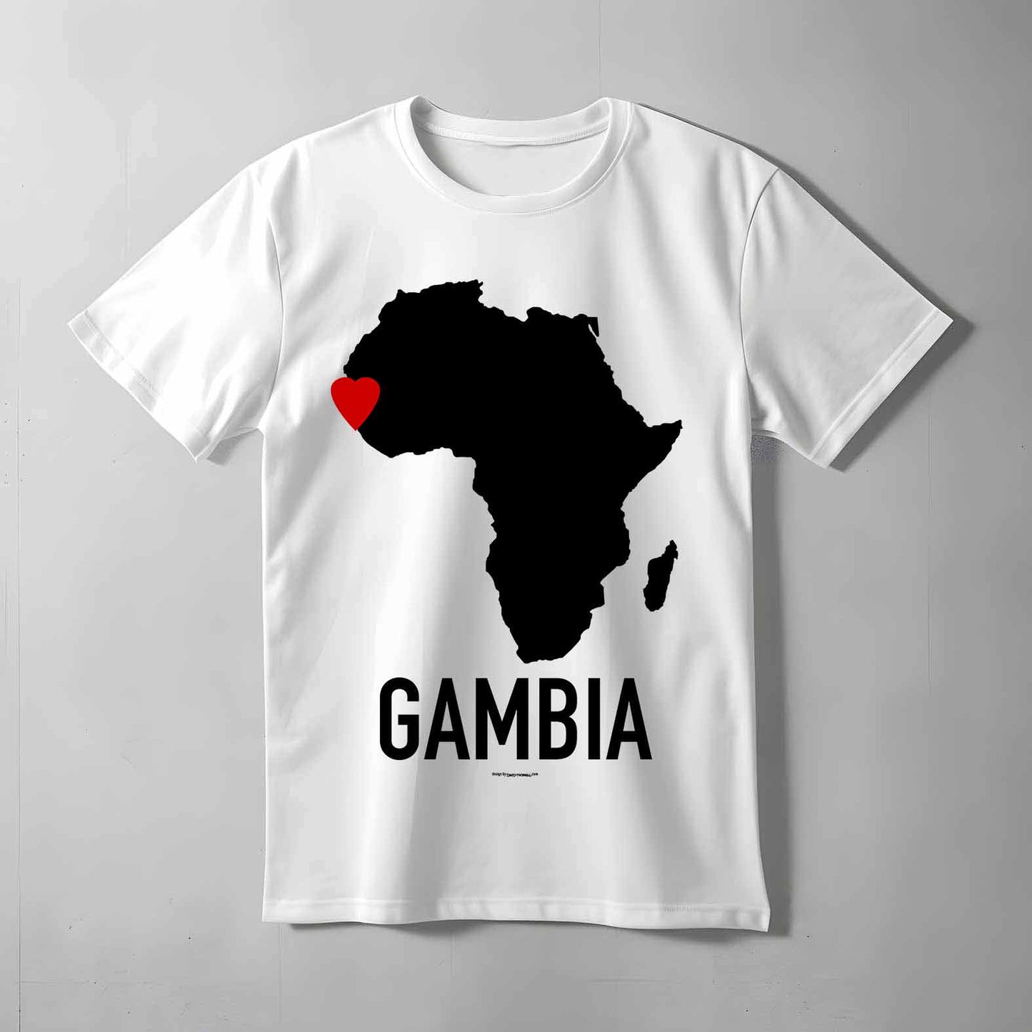 Gambia Heart T-shirt