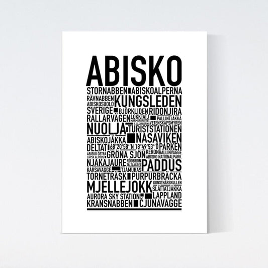 Abisko Text Poster