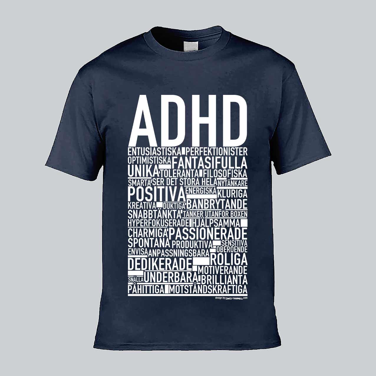 ADHD Text T-shirt