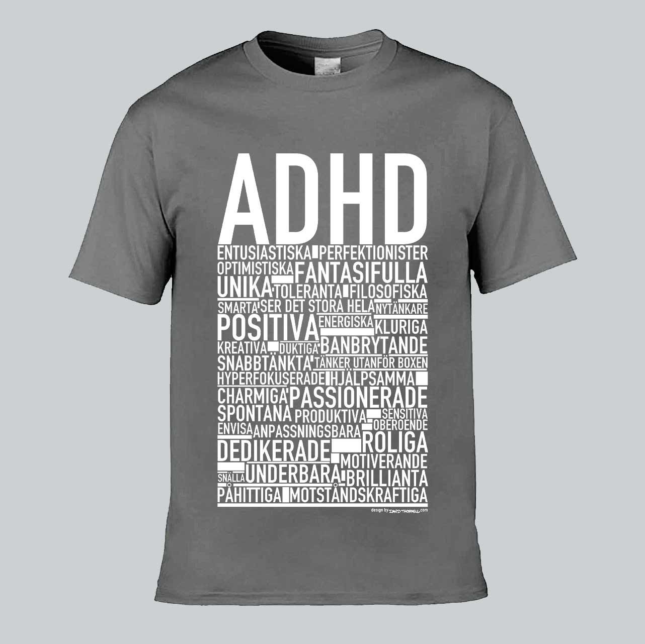 ADHD Text T-shirt