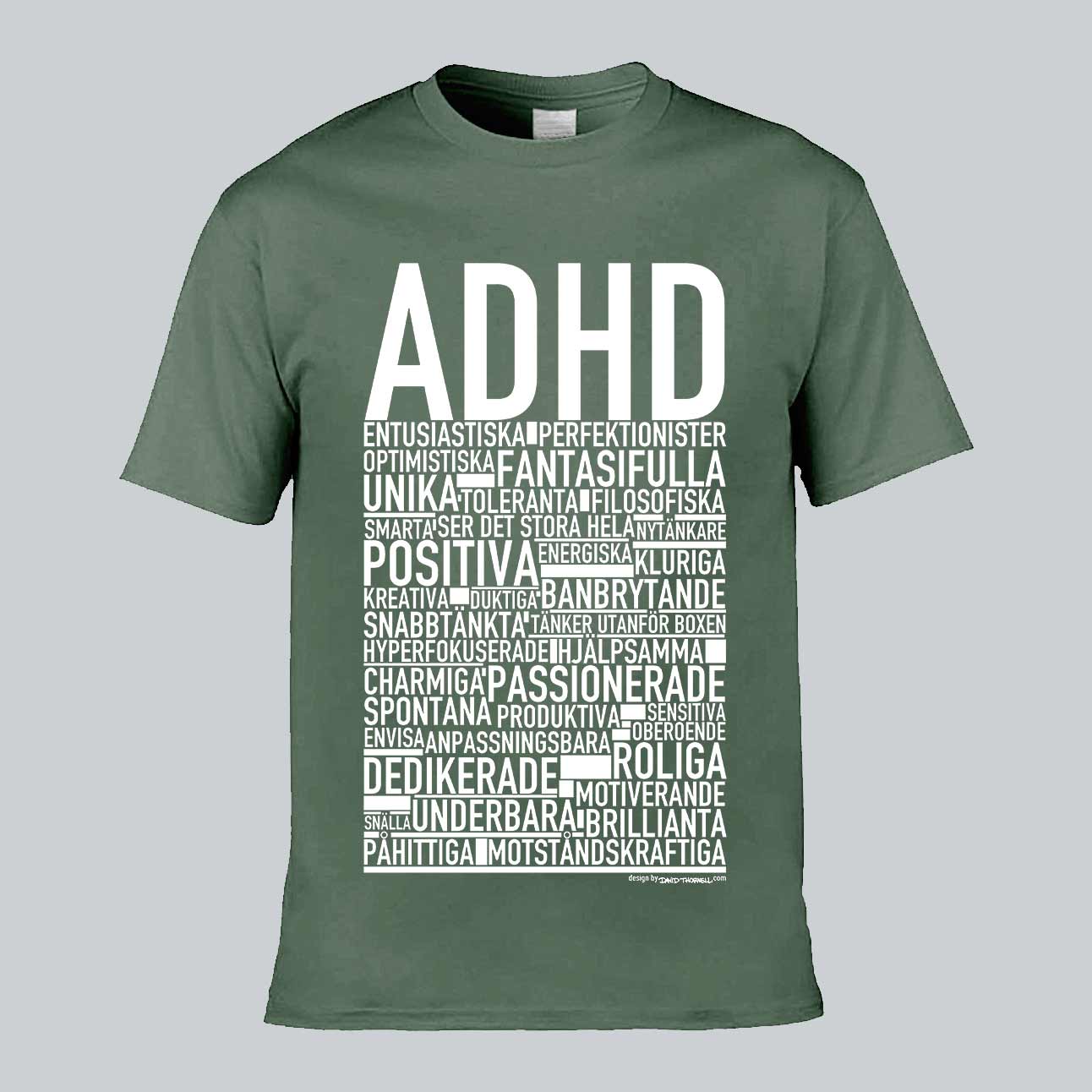 ADHD Text T-shirt