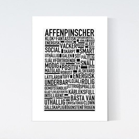 Affenpinscher Text Poster