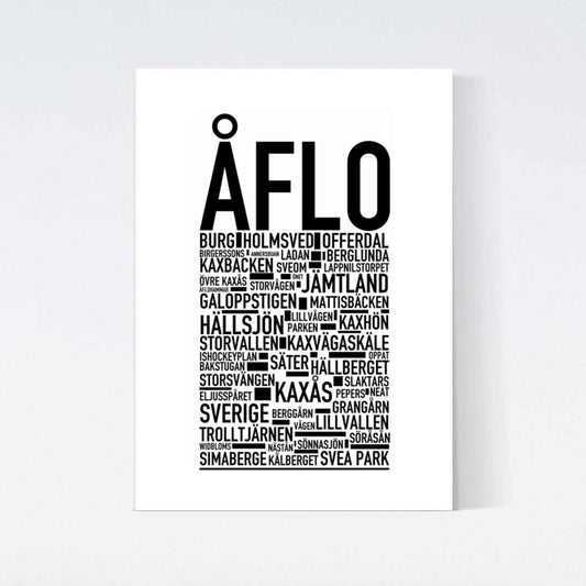Åflo Text Poster