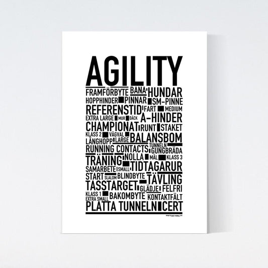 Agility Text Poster