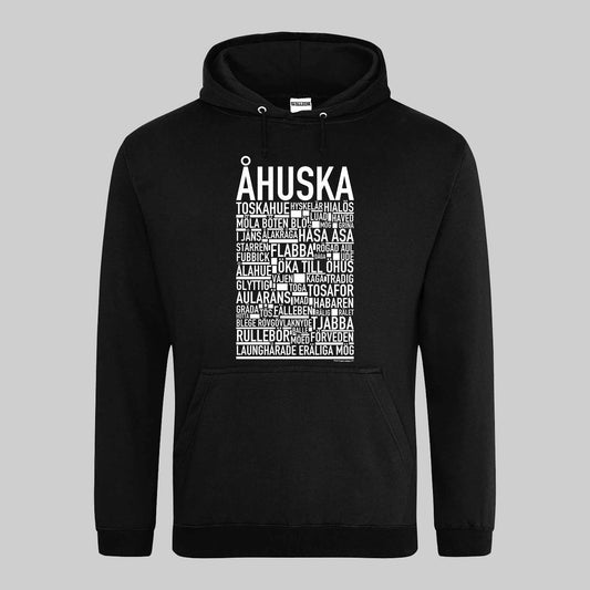 Åhuska Dialekt Text Hoodie