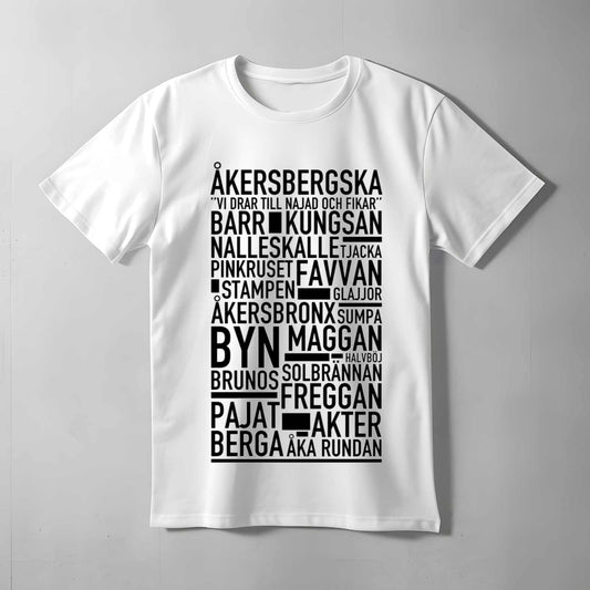 Åkersbergska Dialekt T-shirt