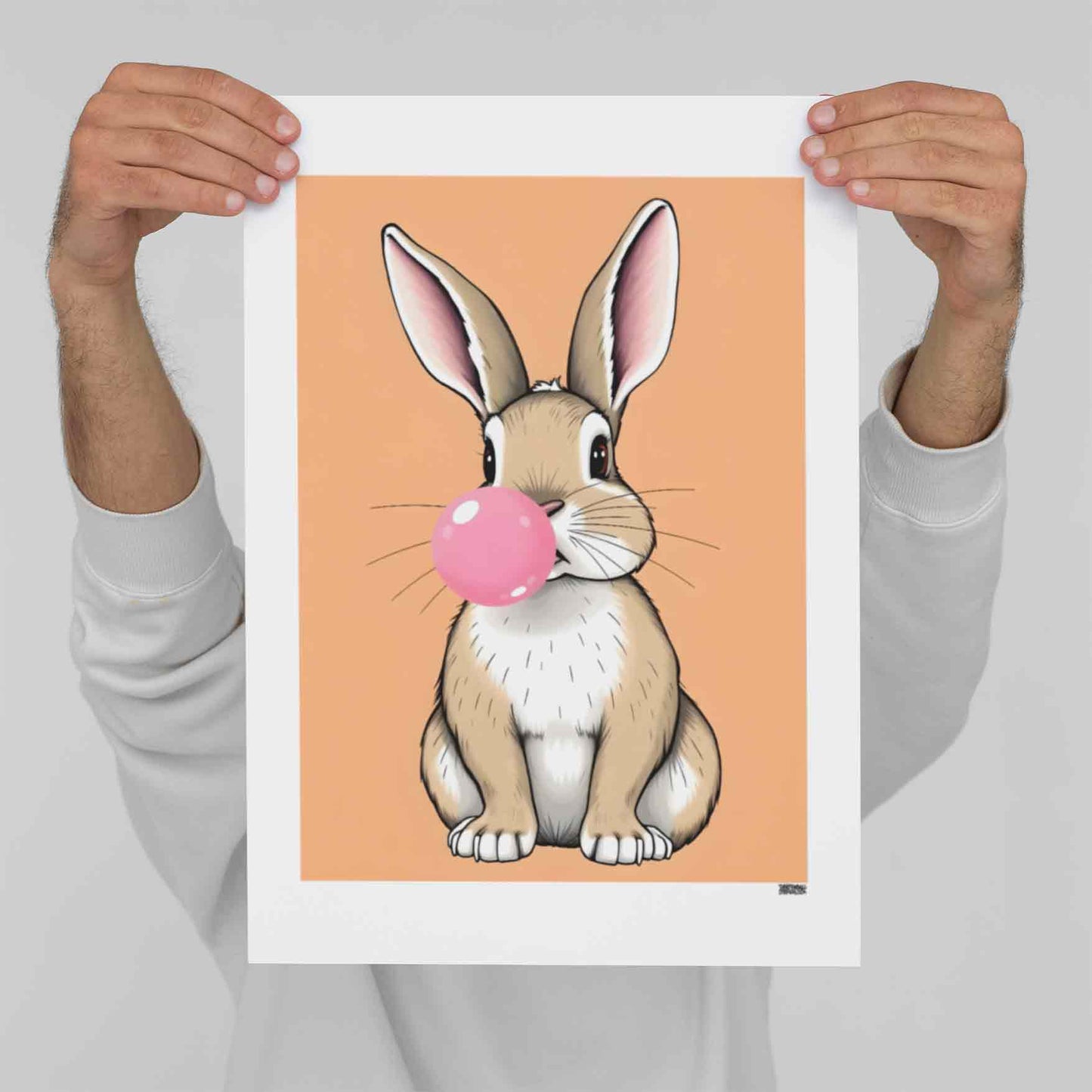 Bubblegum Bunny Poster