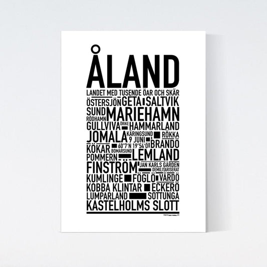 Åland Text Poster