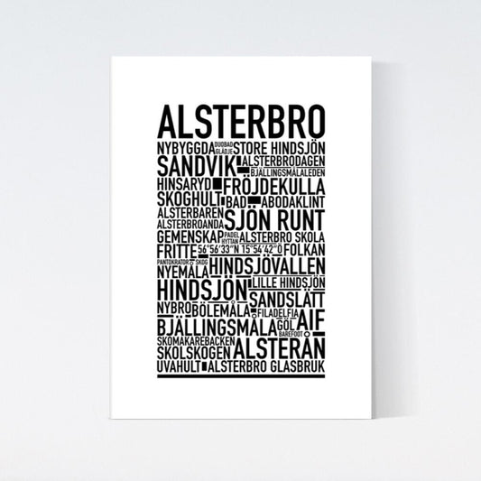 Alsterbro Text Poster