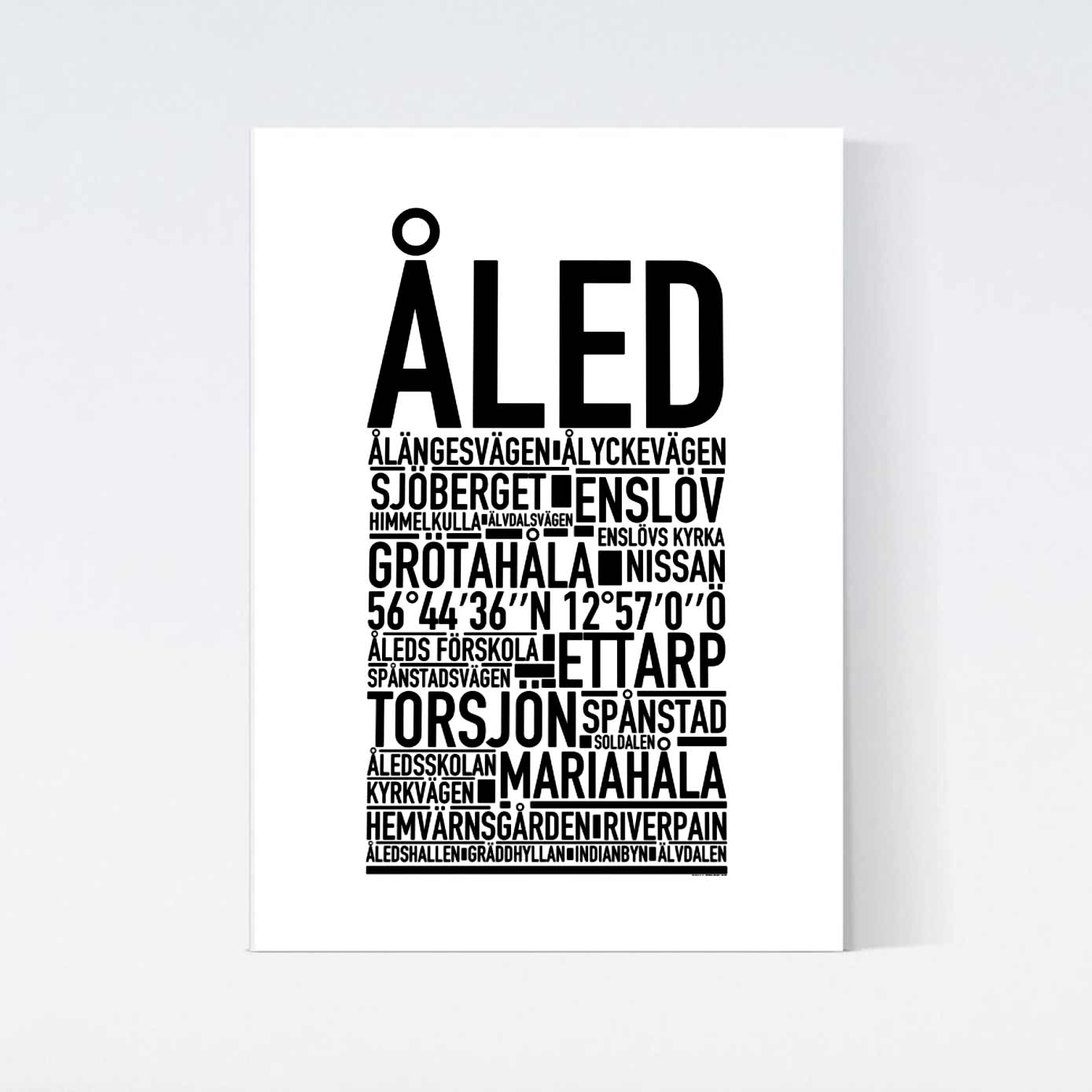 Åled Text Poster