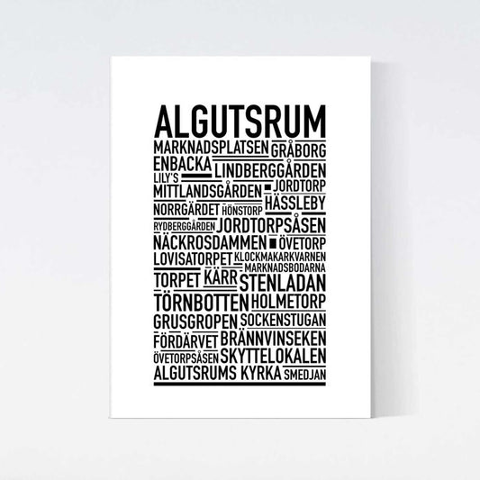Algutsrum Text Poster