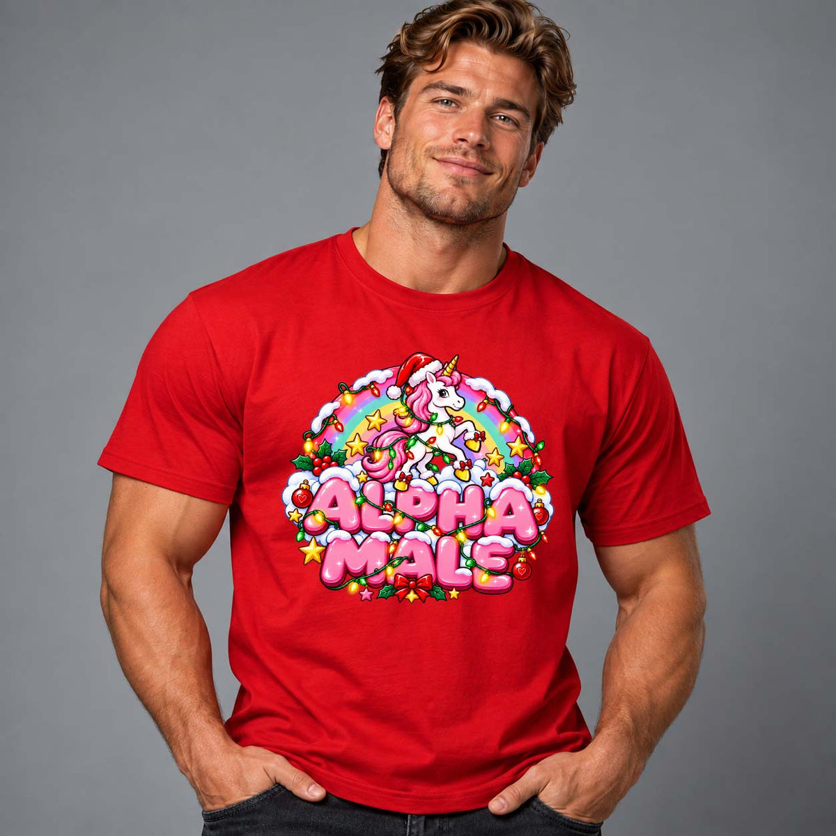 Alpha Male Christmas Edition T-shirt