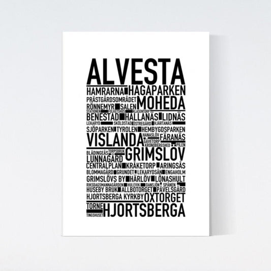 Alvesta Text Poster