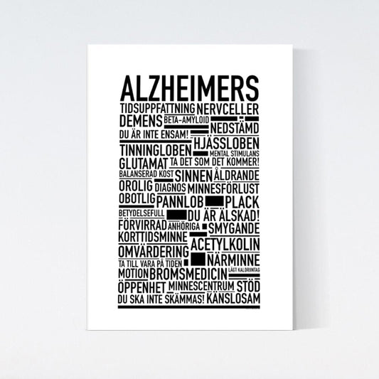 Alzheimers Text Poster