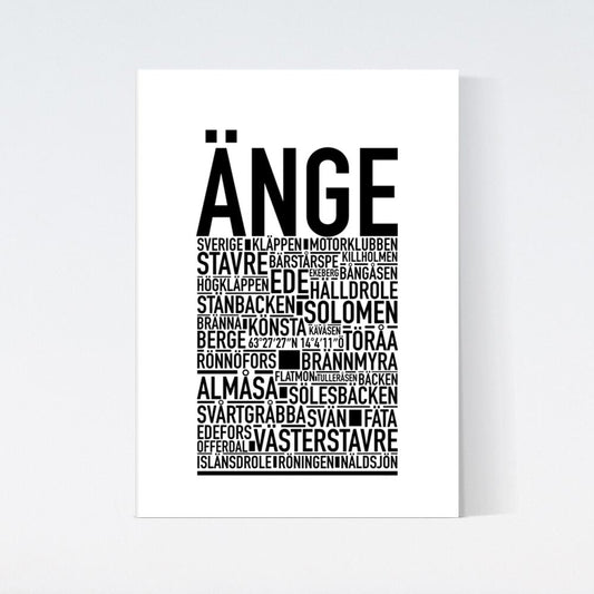 Änge Text Poster