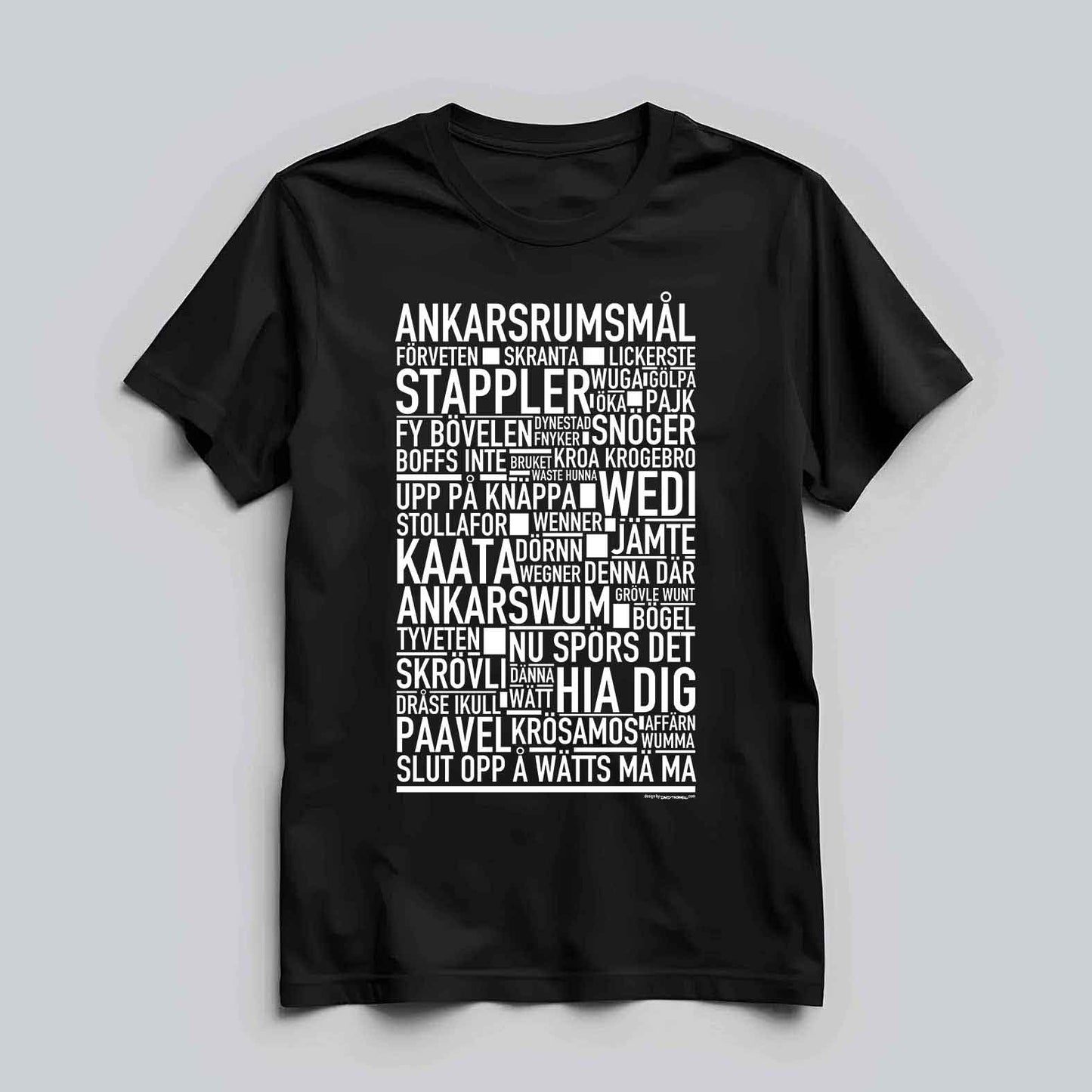 Ankarsrumsmål Dialekt Text T-shirt