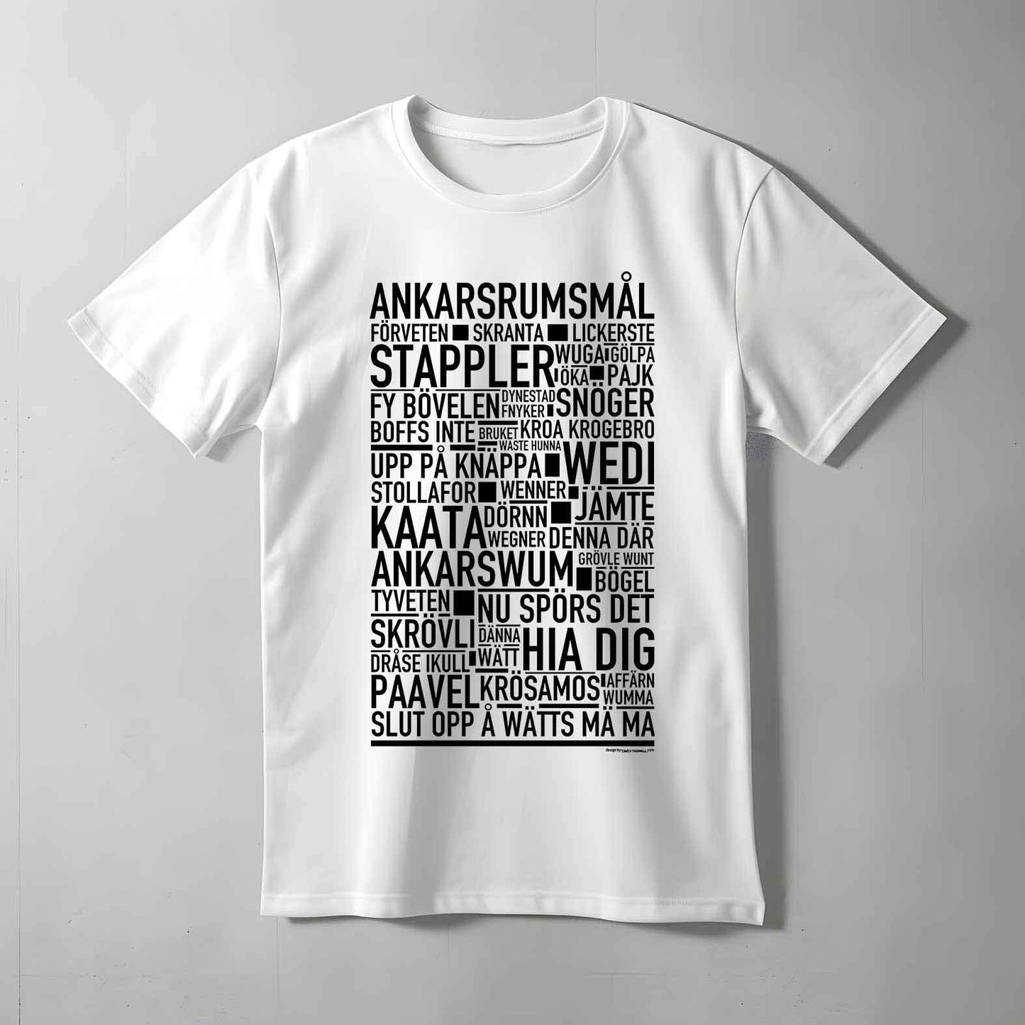 Ankarsrumsmål Dialekt Text T-shirt