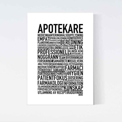 Apotekare Text Poster