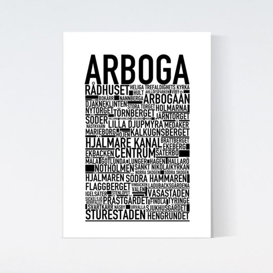Arboga Text Poster