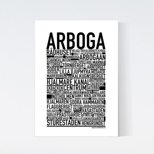 Arboga Text Poster