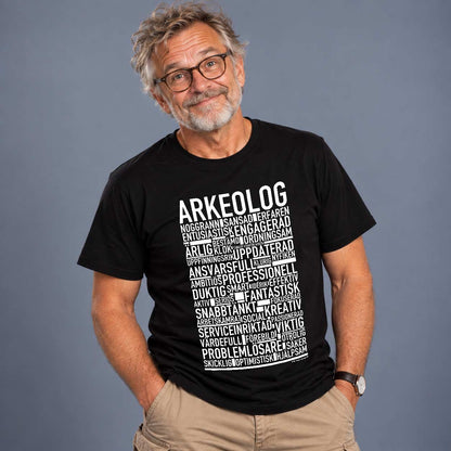 Arkeolog Text T-shirt