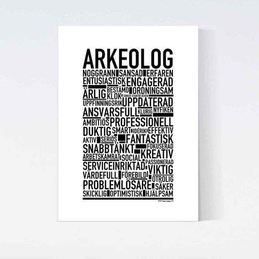 Arkeolog Text Poster
