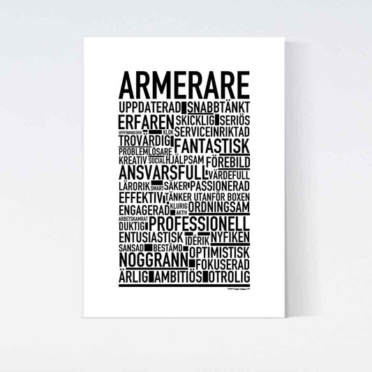 Armerare Text Poster