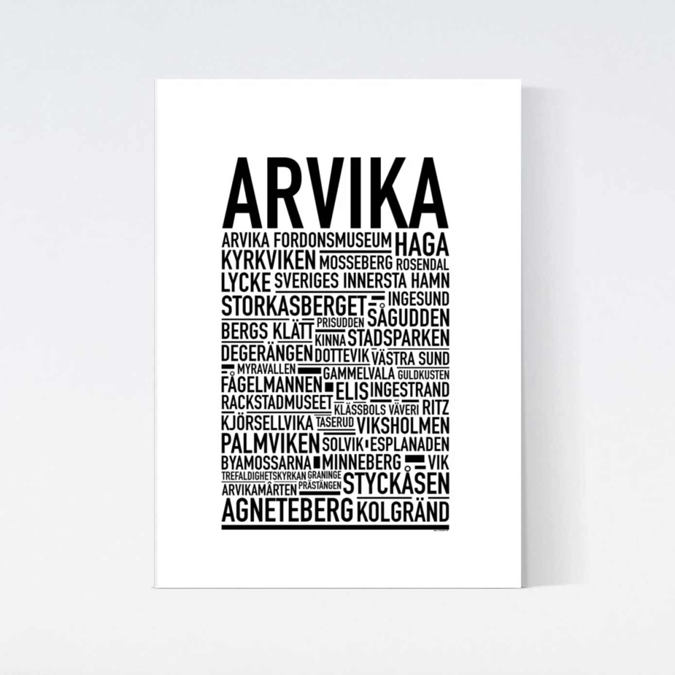 Arvika Text Poster