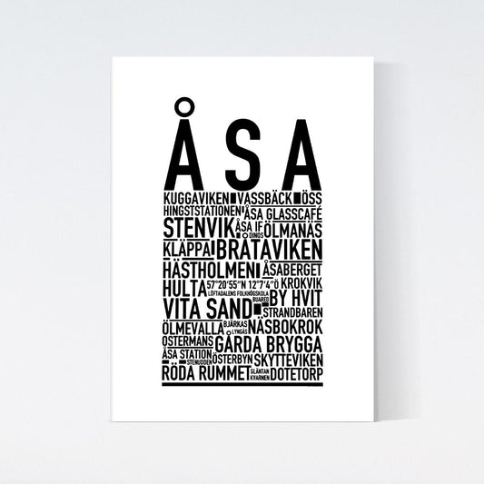 Åsa Text Poster