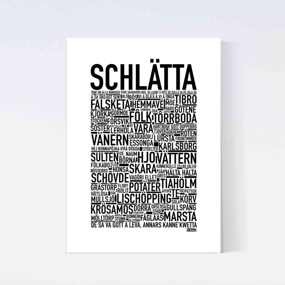 Schlätta 2024 Text Poster