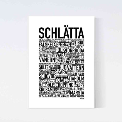 Schlätta 2024 Text Poster