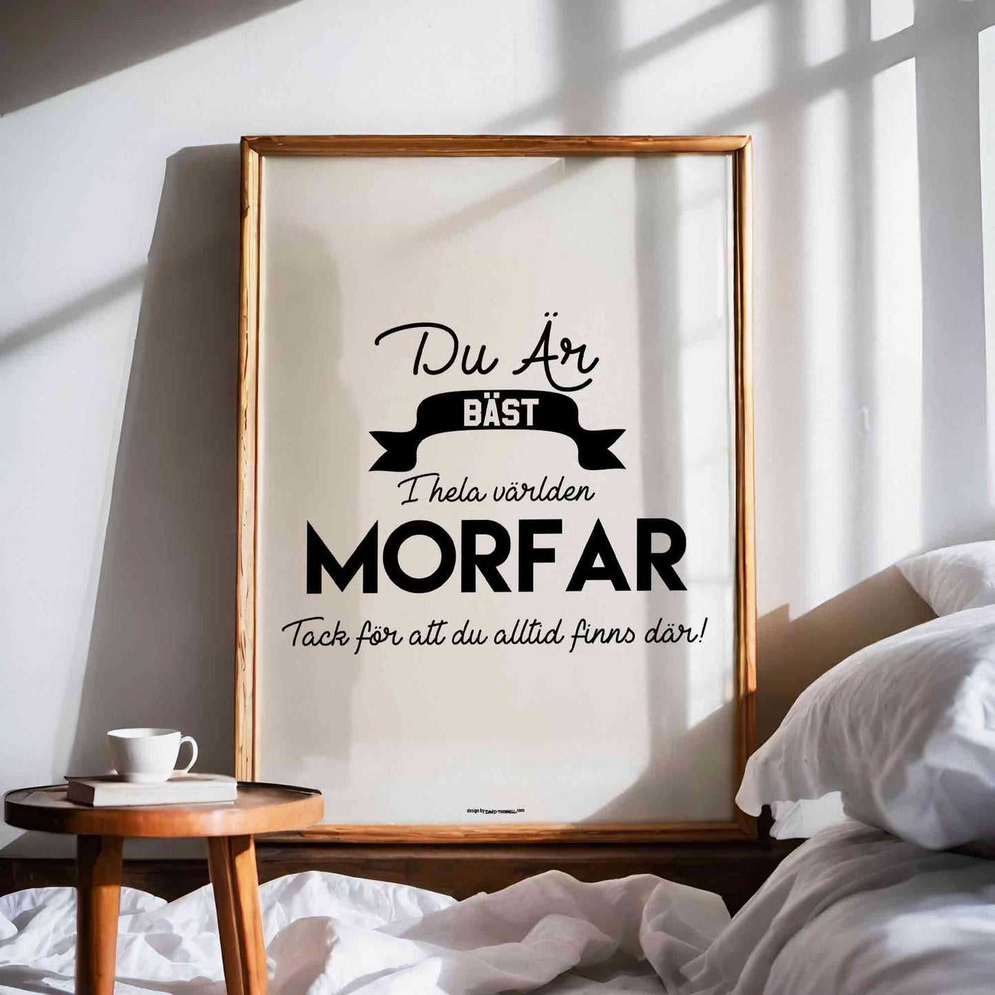 Du Är Bäst Morfar Poster