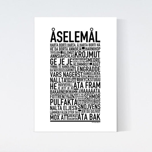 Åselemål Dialekt Text Poster