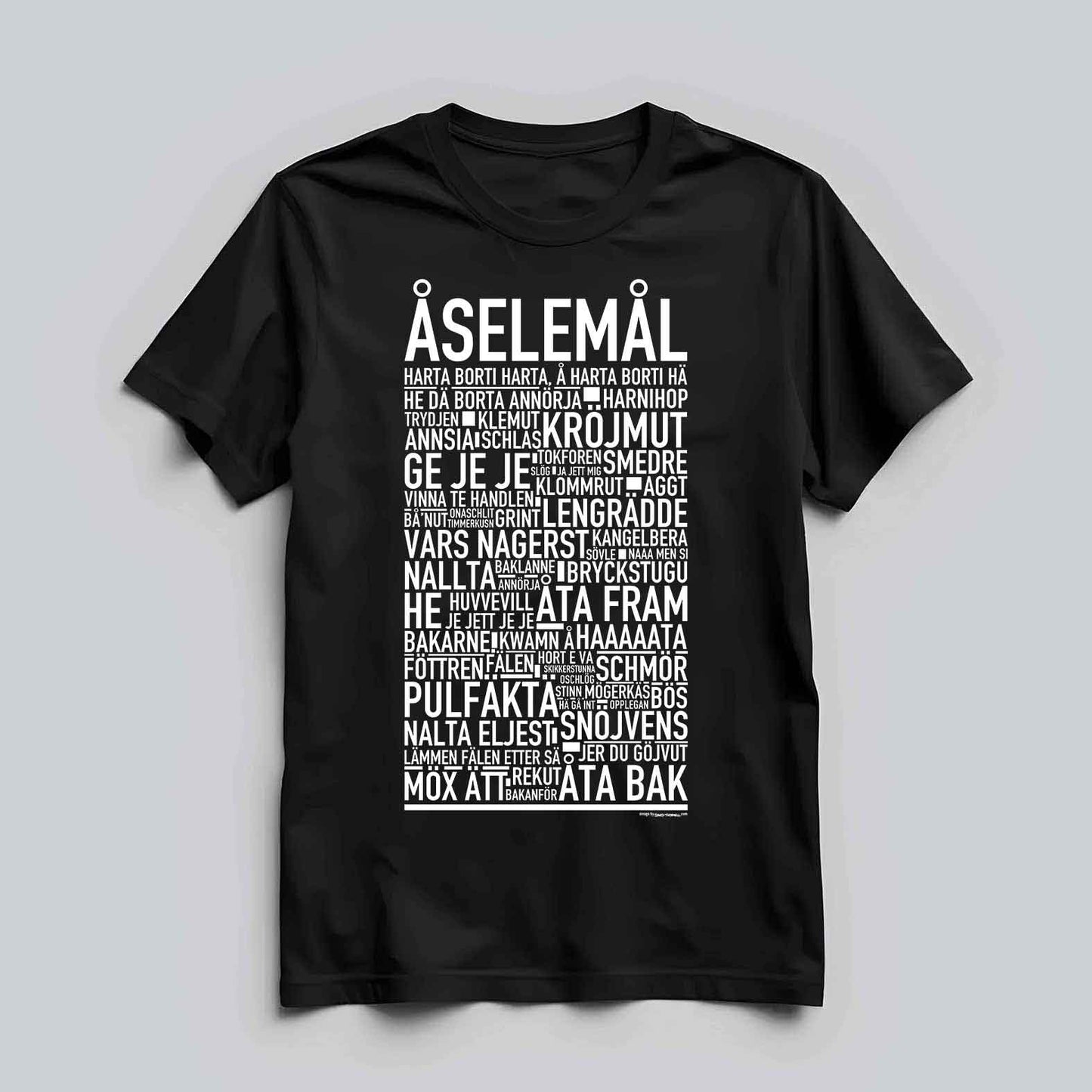 Åselemål Dialekt Text T-shirt