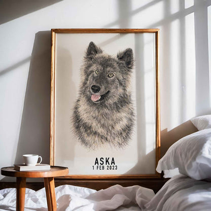 Skapa Porträtt Husdjur Poster