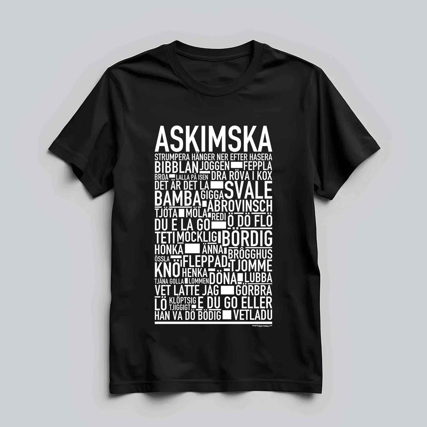 Askimska Dialekt Text T-shirt