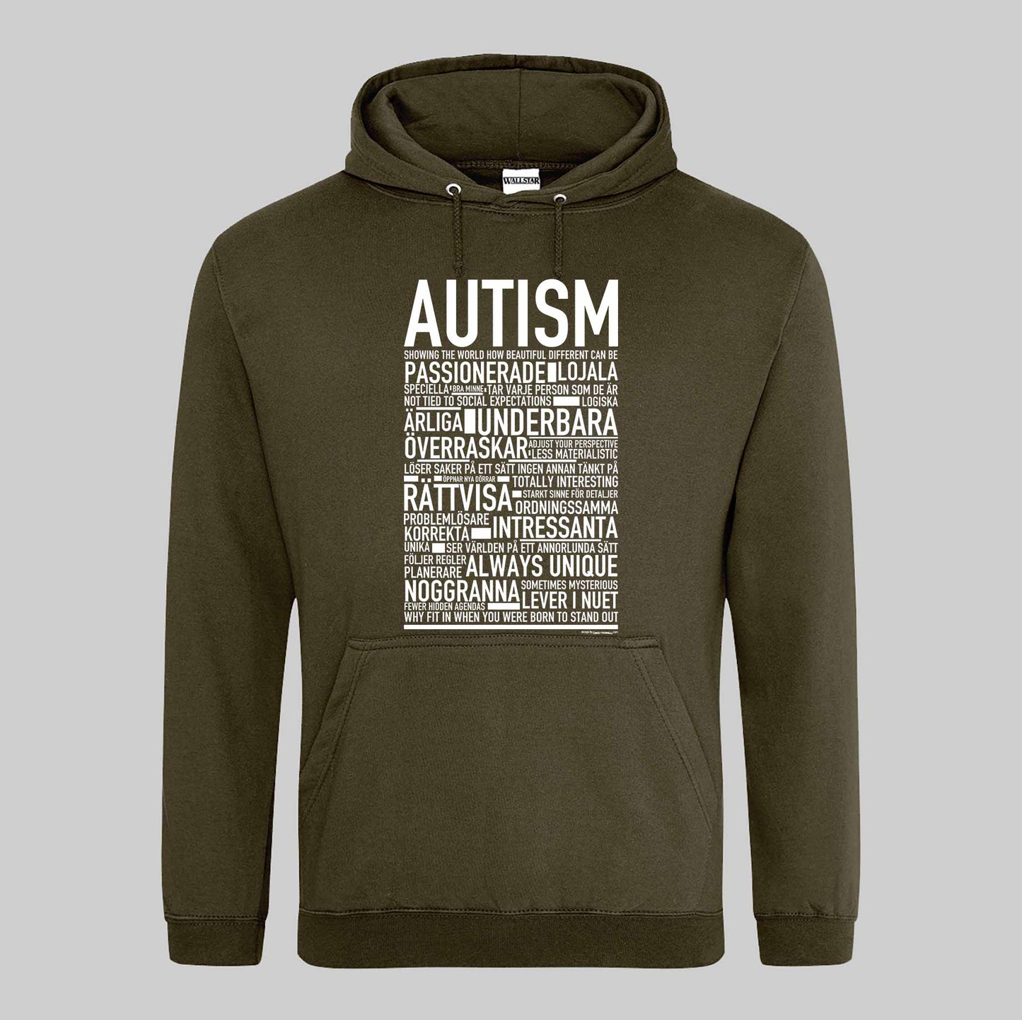 Autism Text Hoodie