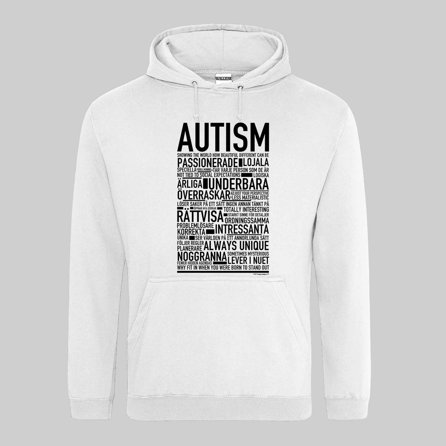 Autism Text Hoodie