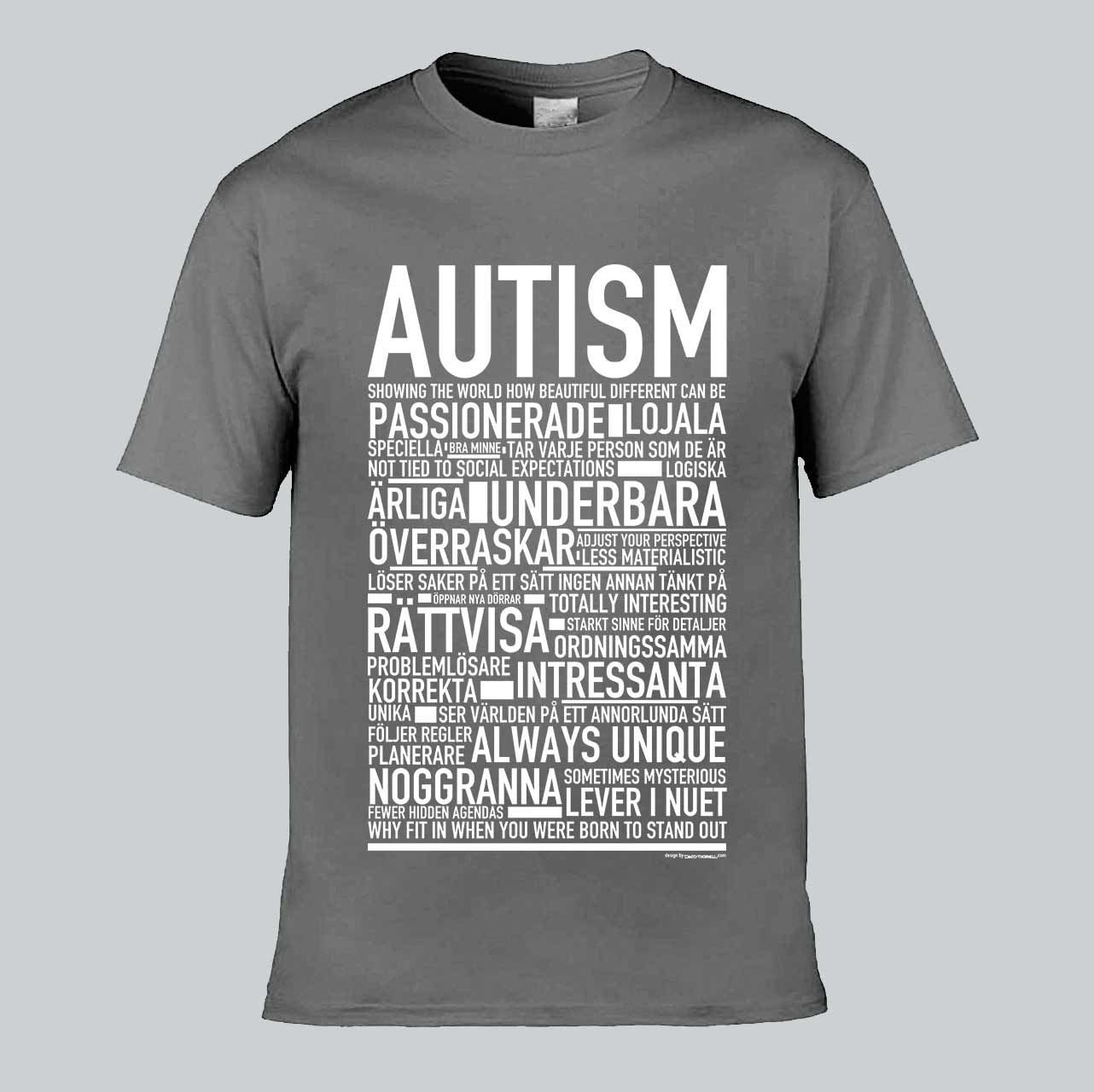 Autism Text T-shirt