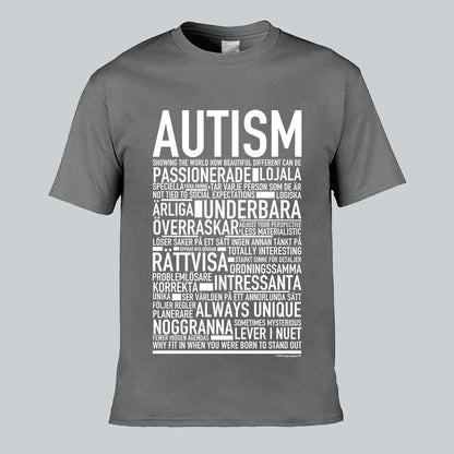 Autism Text T-shirt